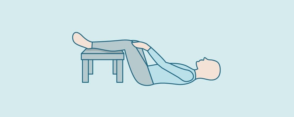 Pelvic floor stretch (pnf d2) exercise